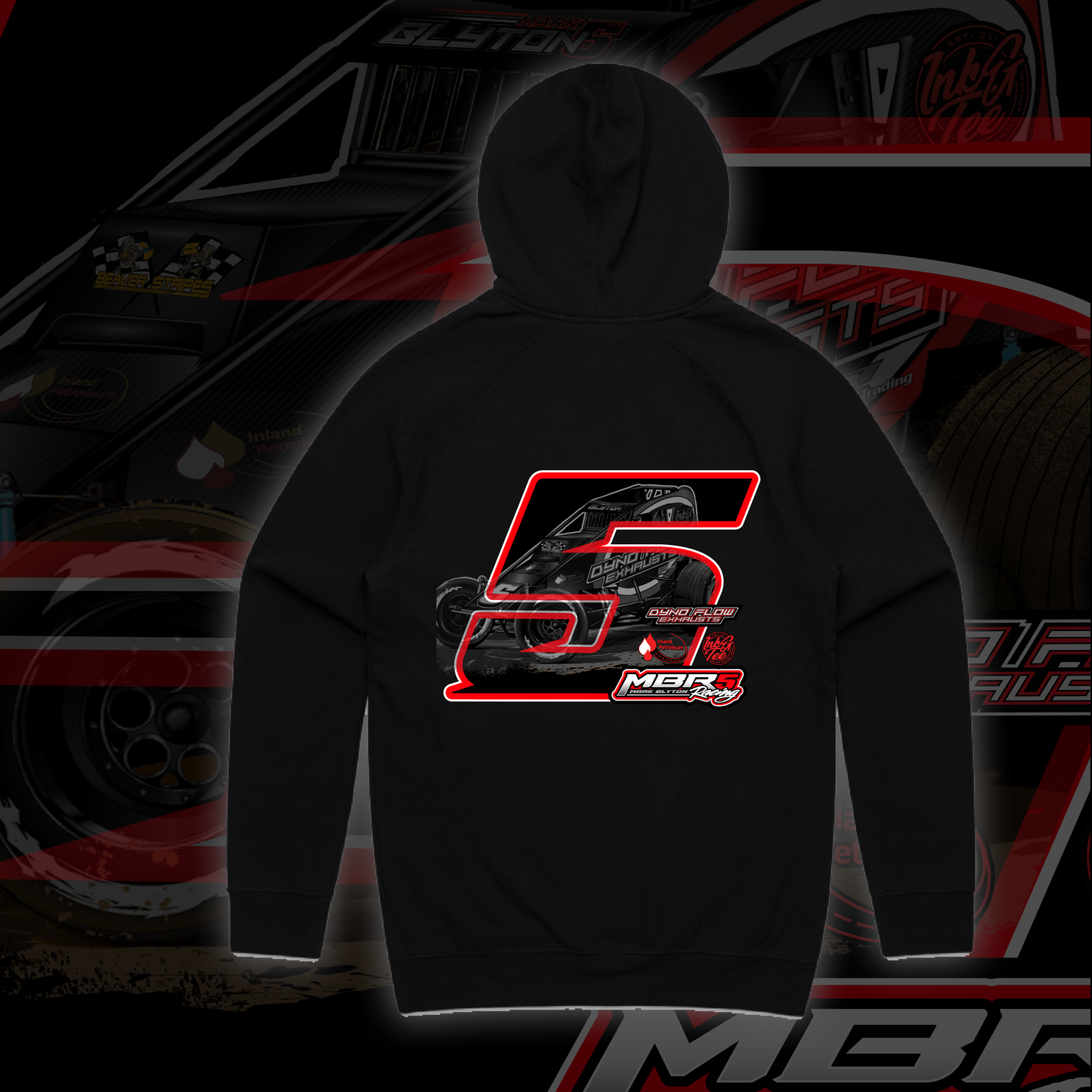 Crew Mark Blyton Racing - Hoodie Black