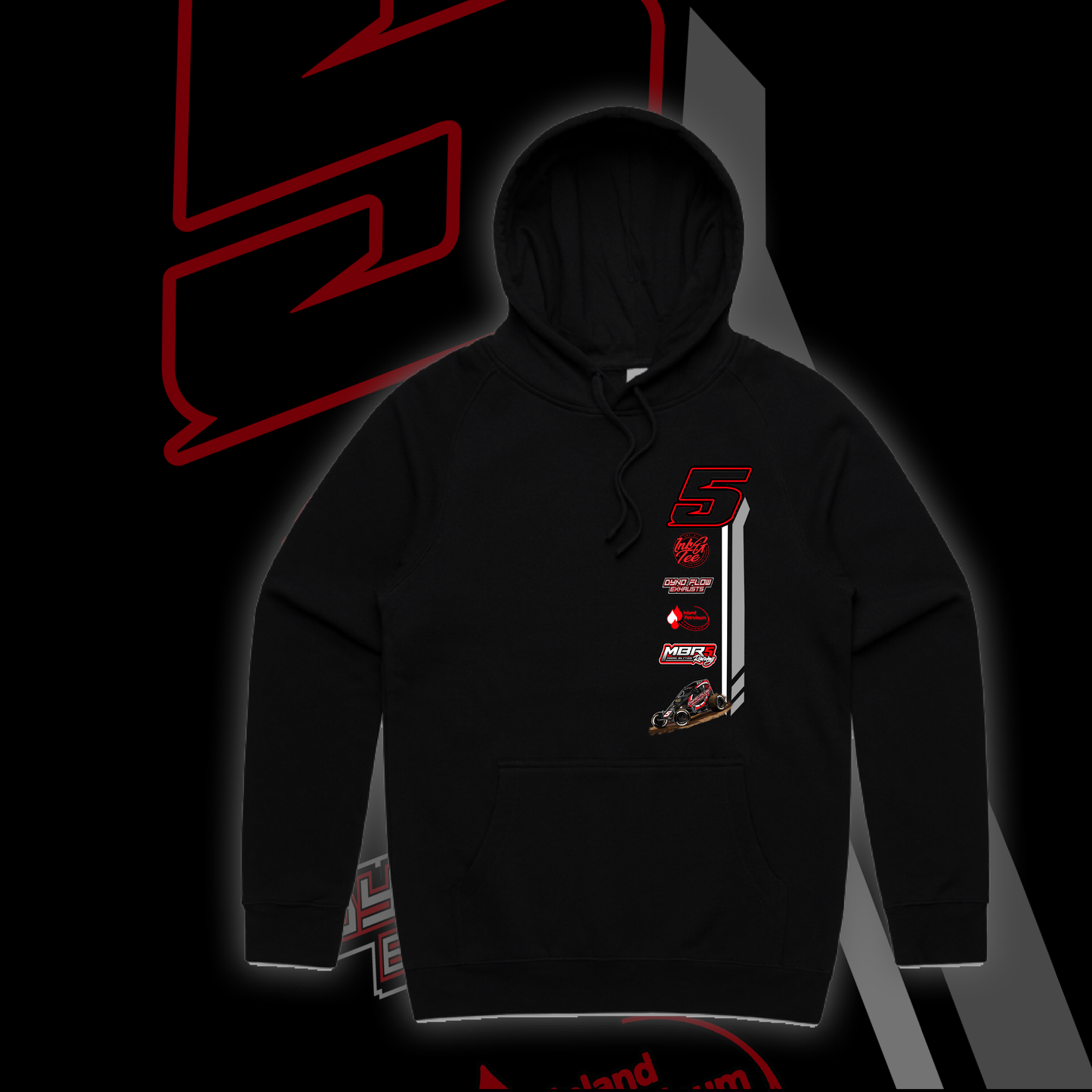 Crew Mark Blyton Racing - Hoodie Black