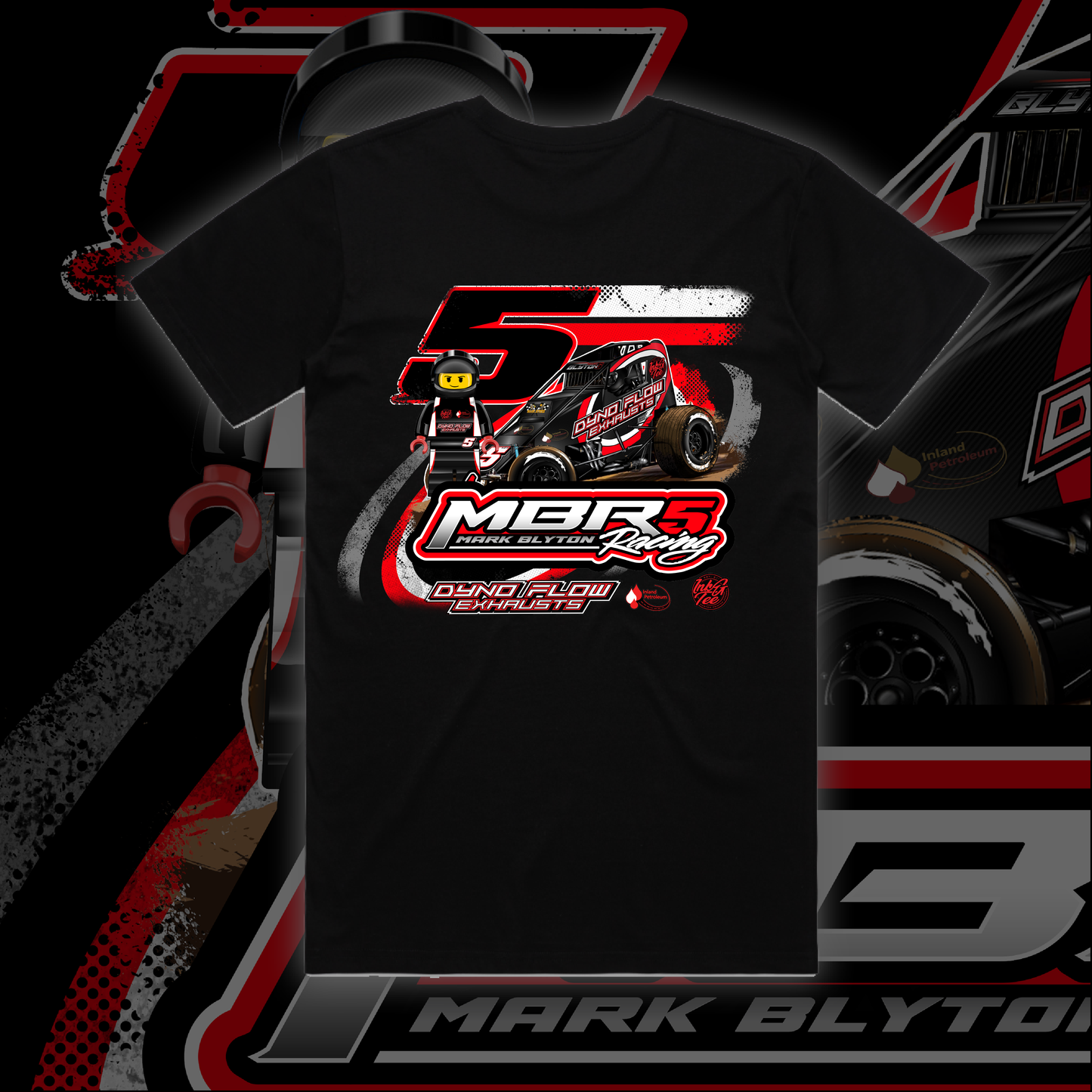 Kids 2-8K Mark Blyton Racing Tee