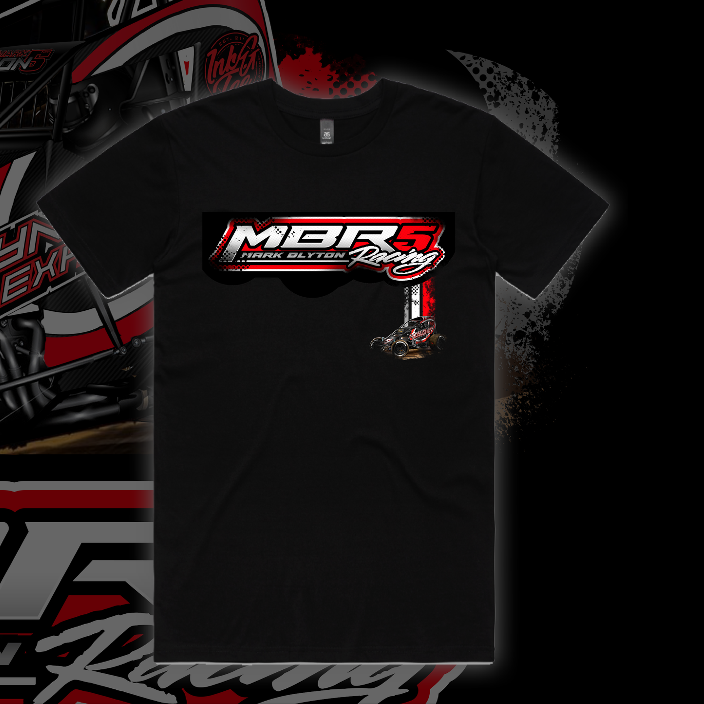 Kids 2-8K Mark Blyton Racing Tee