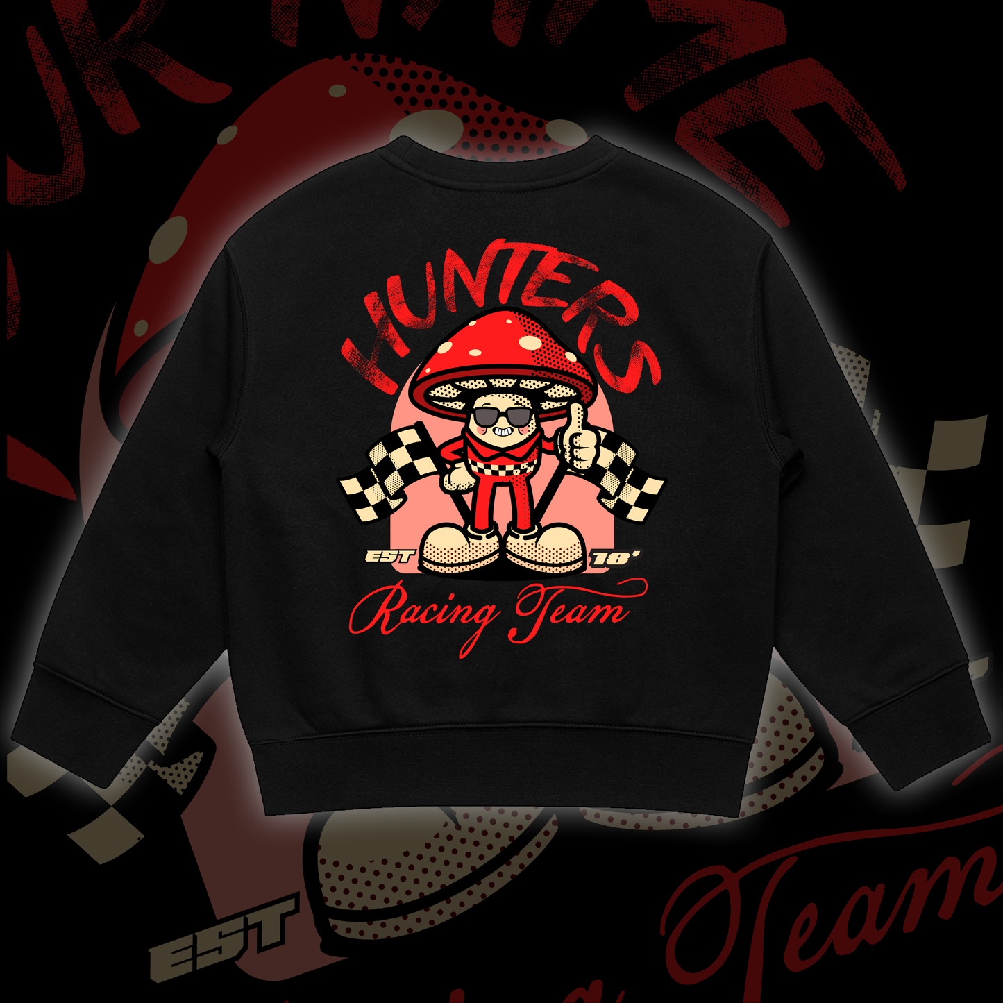 Mushroom Masha Kids Customisable Hoodie/Jumper