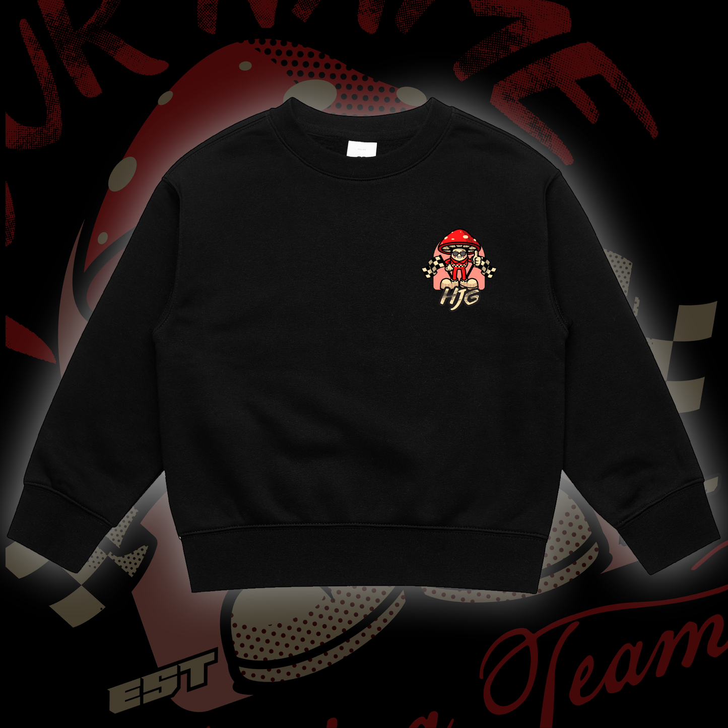 Mushroom Masha Kids Customisable Hoodie/Jumper