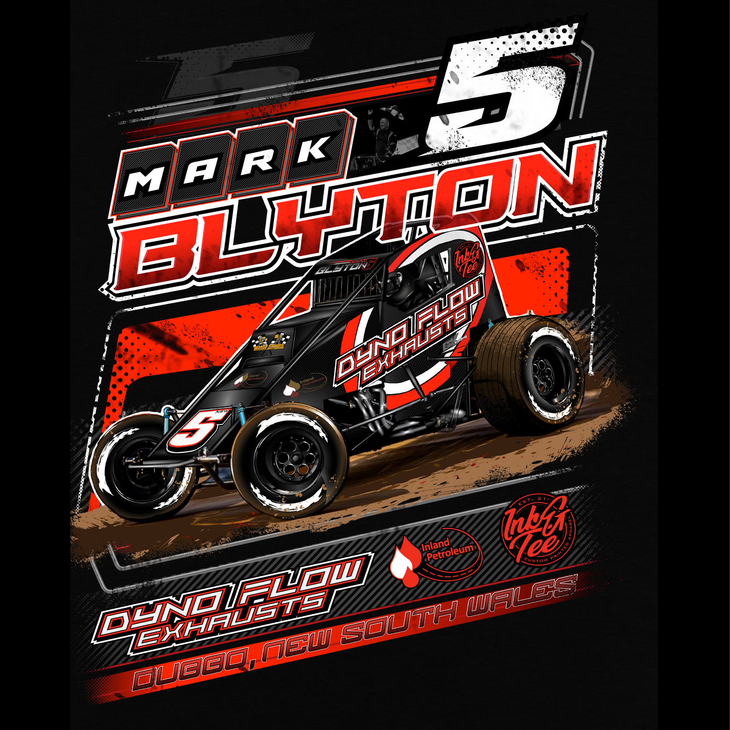 Youth 10-16K Mark Blyton Racing Tee