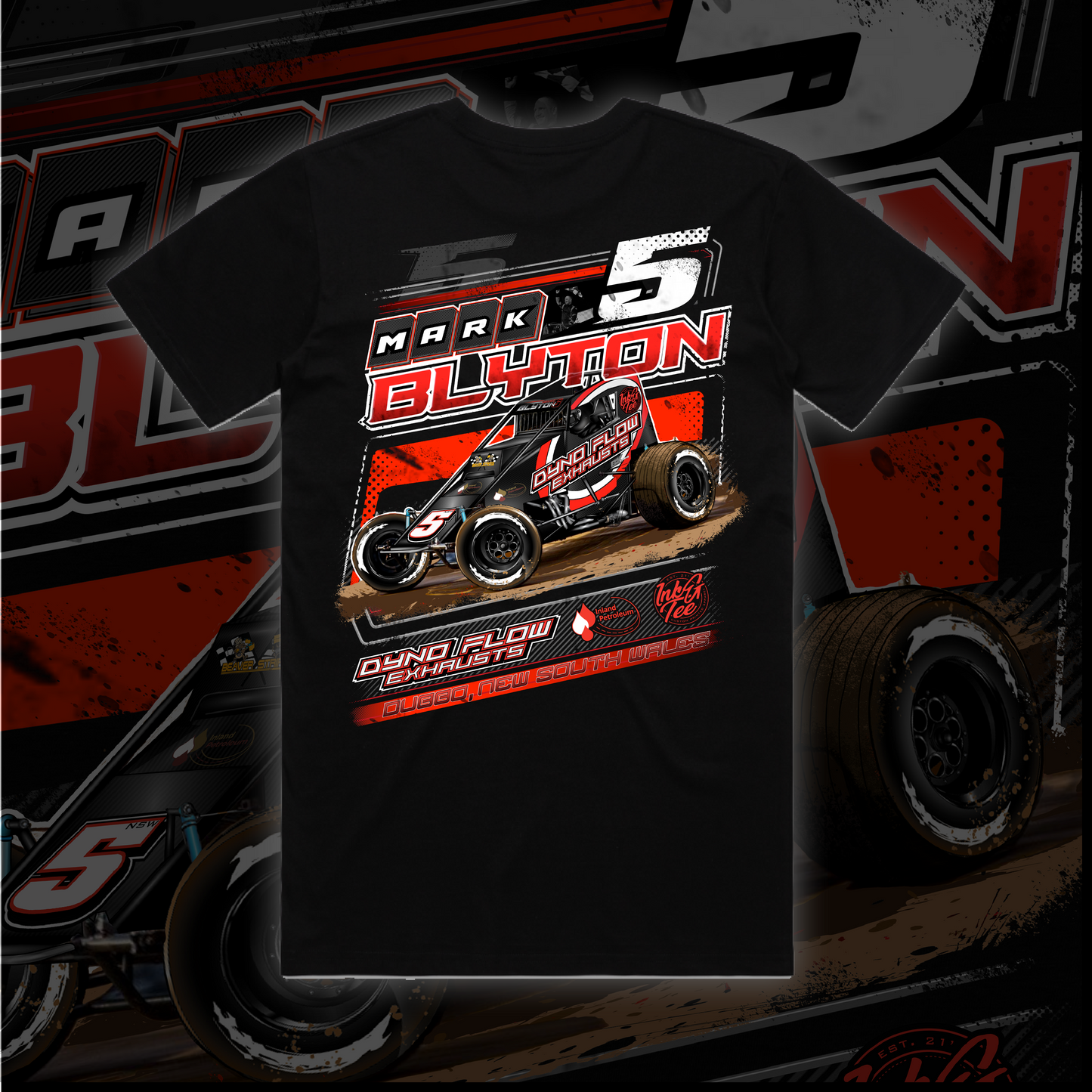 Youth 10-16K Mark Blyton Racing Tee