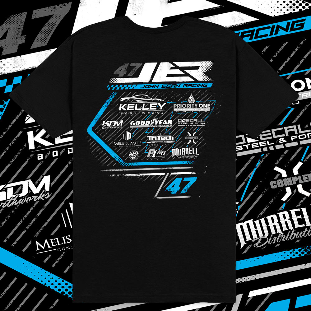 John Egan Racing Kids Crew Tee