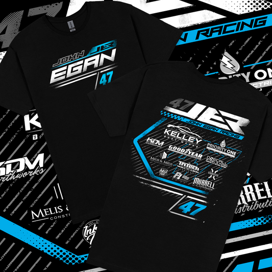 John Egan Racing Kids Crew Tee
